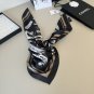 ch 110New Original Small Fragrance 90cm Silk Square TowelChanel Accessories Made o_6592