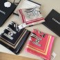 ch 110New Original Small Fragrance 90cm Silk Square TowelChanel Accessories Made o_6593