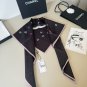 ch 110New Xiaoxiang [Chanel Double C Square Scarf] Beautiful [Tears] Royal palace lev