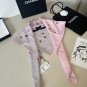 ch 110New Xiaoxiang [Chanel Double C Square Scarf] Beautiful [Tears] Royal palace lev_2757