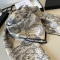 ch 110Original small fragrance 90cm silk square scarf [Su Dian Shan Cha Hua] made of_4739