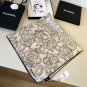 ch 110Original small fragrance 90cm silk square scarf [Su Dian Shan Cha Hua] made of_7115