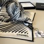 ch 110Original Small Fragrance 90cm Silk Square Towel [Art Double C] Made of top-qual