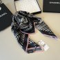 ch 110Original Small Fragrance 90cm Silk Square Towel [Art Double C] Made of top-qual_1802