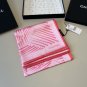 ch 110Original Small Fragrance 90cm Silk Square Towel [Art Double C] Made of top-qual_4733