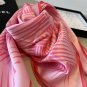 ch 110Original Small Fragrance 90cm Silk Square Towel [Art Double C] Made of top-qual_4733