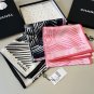 ch 110Original Small Fragrance 90cm Silk Square Towel [Art Double C] Made of top-qual_4733