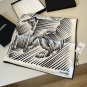 ch 110Original Small Fragrance 90cm Silk Square Towel [Art Double C] Made of top-qual_7108