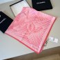 ch 110Original Small Fragrance 90cm Silk Square Towel [Art Double C] Made of top-qual_7109