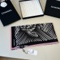 ch 110Original Small Fragrance 90cm Silk Square Towel [Art Double C] Made of top-qual_7110
