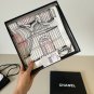 ch 110Original Small Fragrance 90cm Silk Square Towel [Bird Cage] Made of top-quality