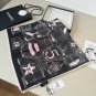 ch 110Original Small Fragrance 90cm Silk Square Towel [Bird Cage] Made of top-quality_3258