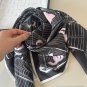 ch 110Original Small Fragrance 90cm Silk Square Towel [Bird Cage] Made of top-quality_3258