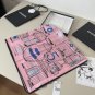 ch 110Original Small Fragrance 90cm Silk Square Towel [Bird Cage] Made of top-quality_3259