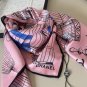 ch 110Original Small Fragrance 90cm Silk Square Towel [Bird Cage] Made of top-quality_3259
