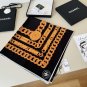 ch 110Original Small Fragrance 90cm Silk Square Towel [Chain Accessory] Made of top-q