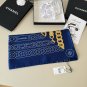 ch 110Original Small Fragrance 90cm Silk Square Towel [Chain Accessory] Made of top-q_1833
