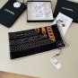 ch 110Original Small Fragrance 90cm Silk Square Towel [Chain Accessory] Made of top-q_4763