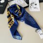 ch 110Original Small Fragrance 90cm Silk Square Towel [Chain Accessory] Made of top-q_4765