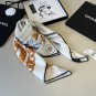 ch 110Original Small Fragrance 90cm Silk Square Towel [Chain Accessory] Made of top-q_7140