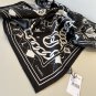 ch 110Original Small Fragrance 90cm Silk Square Towel [Chain Accessory] Made of top-q_7741