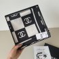 ch 110Original Small Fragrance 90cm Silk Square Towel [Checkerboard Double C] Made of