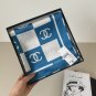 ch 110Original Small Fragrance 90cm Silk Square Towel [Checkerboard Double C] Made of_6612