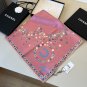 ch 110Original Small Fragrance 90cm Silk Square Towel [Double C Camellia] Made of top_7725