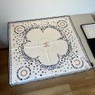 ch 110Original Small Fragrance 90cm Silk Square Towel [Double C Camellia] Made of top_7726
