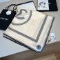 ch 110Original Small Fragrance 90cm Silk Square Towel [Letter Double C] Made of top-q_1306