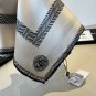 ch 110Original Small Fragrance 90cm Silk Square Towel [Letter Double C] Made of top-q_1306