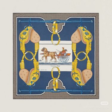 ch 110The Herm &Atilde;&uml; s handkerchief Mr. Carriage is stunning, full of dreamy design, a_1790