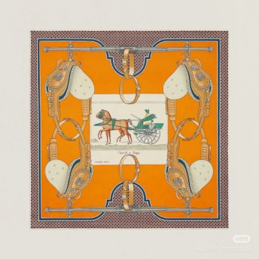 ch 110The Herm &Atilde;&uml; s handkerchief Mr. Carriage is stunning, full of dreamy design, a_7097