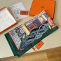 ch 110The Herm &Atilde;&uml; s handkerchief Silk Scarf Adventure is stunning, full of dreamy d_5241
