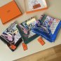 ch 110The Herm è s handkerchief Silk Scarf Adventure is stunning, full of dreamy d_5241
