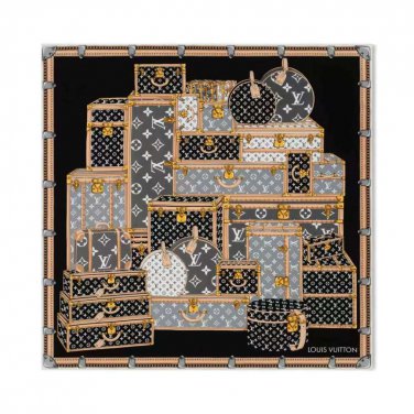 ch 110The Let's Go 90 handkerchief relies on silk screen printing technology to depic