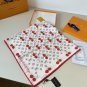 ch 110The LV x TM Monogram Cerise silk square scarf comes from the Louis Vuitton x Mu_3706