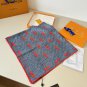 ch 110The LV x TM Monogram Cerise silk square scarf comes from the Louis Vuitton x Mu_3707