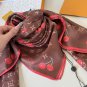 ch 110The LV x TM Monogram Cerise silk square scarf comes from the Louis Vuitton x Mu_6164