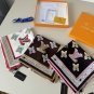ch 110The Monogram LV Locks handkerchief delicately depicts the legendary hard box lo