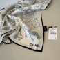 ch 110The original small fragrance 90cm silk square scarf is made of top-grade twill_5260