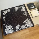 ch 110The original small fragrance 90cm silk square scarf is made of top-quality twil_6586