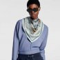 ch 110This Malles Merveilleures silk square scarf is inspired by late 19th century ad