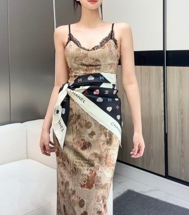 CHAMEL [Xiaoxiang Bow 90] Silk Square Scarf Recommended for VIP Sale, Be Fast to Start_2460