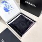 Chanel~Camellia series silk handkerchiefClassic Camellia Mountain Double C Combinati_1417