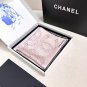 Chanel~Camellia series silk handkerchiefClassic Camellia Mountain Double C Combinati_5746