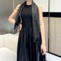 Chanel~Camellia series silk handkerchiefClassic Camellia Mountain Double C Combinati_5747