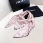 Chanel~Camellia series silk handkerchiefClassic Camellia Mountain Double C Combinati_6702