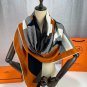 cial approval 185H family's 135cm velvet square scarf for spring and summer of 25 ye_6723