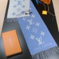 classic Louis Vuitton REYKJAVIK Cashmere ScarfShawl logo pattern of the special P90